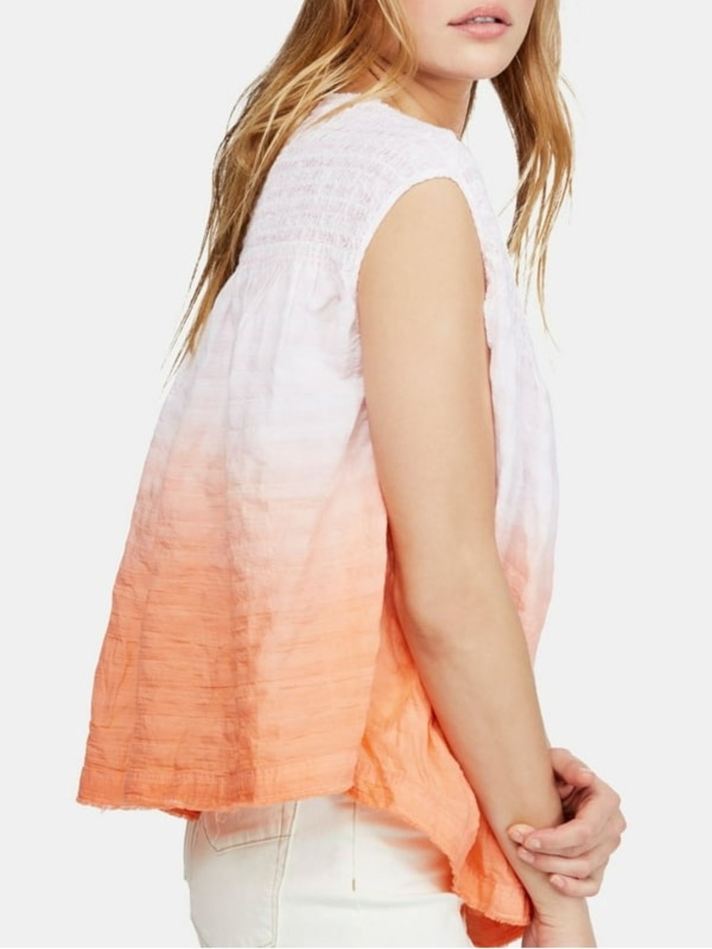 Free People Little Bit of Something Ombré Blouse